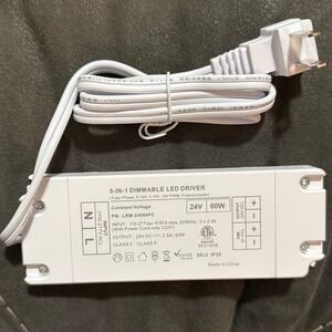 60W 24V Dimmable LED Driver 5-in-1 Transformer LRM-24060PC for Lutron Leviton